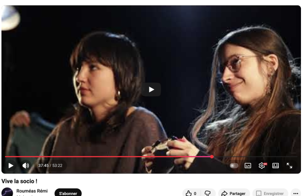 L'atelier "Vive la socio!" est en ligne!